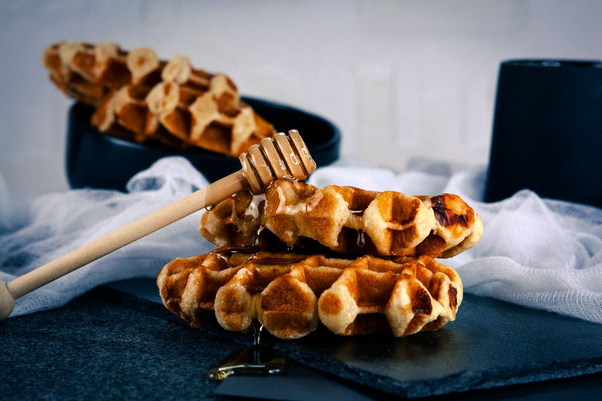 Gaufre au sucre glace